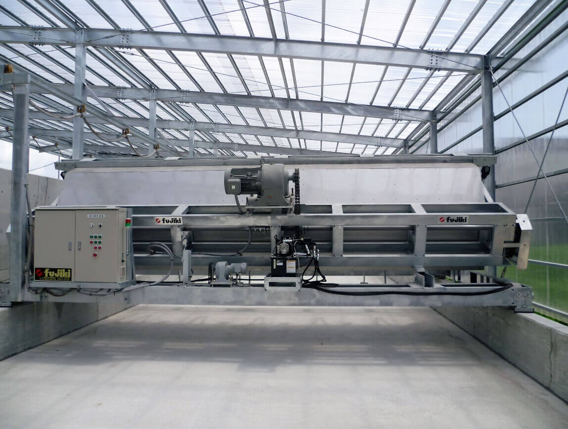 ロータリー式撹拌発酵機