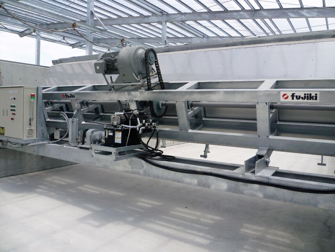 ロータリー式撹拌発酵機