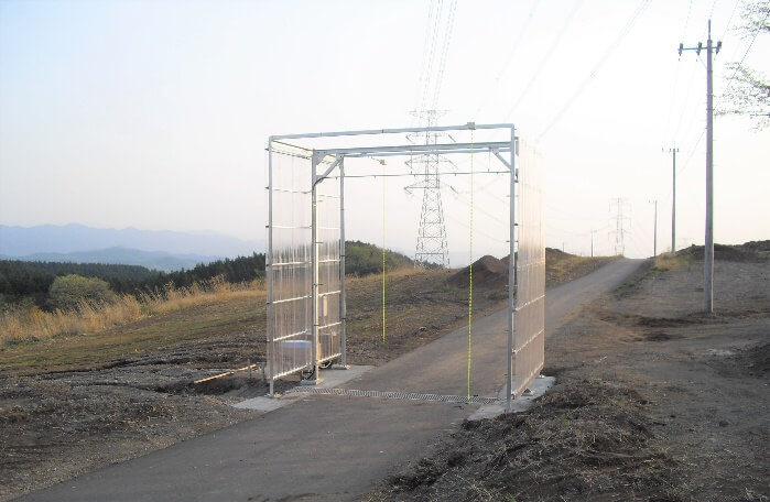 車輌消毒ゲート